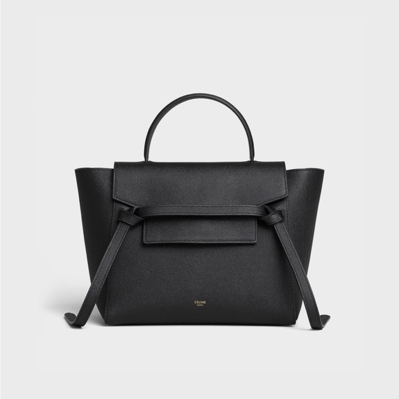 Celine Micro Belt Bag in Black Grained Leather- authentic - Picture 2 of 10